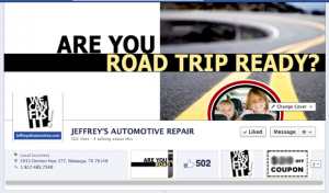 Jeffrey's Automotive Facebook Page